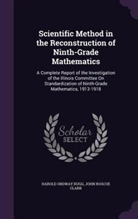Front cover_Scientific Method in the Reconstruction of Ninth-Grade Mathematics