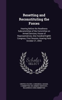 Front cover_Resetting and Reconstituting the Forces