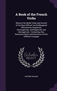 Front cover_A Book of the French Verbs