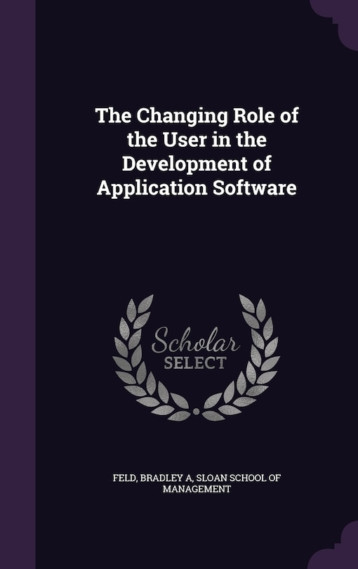 Couverture_The Changing Role of the User in the Development of Application Software