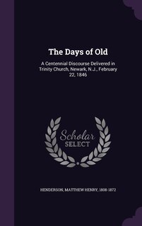Front cover_The Days of Old