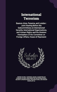 Front cover_International Terrorism