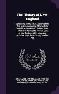 Front cover_The History of New-England