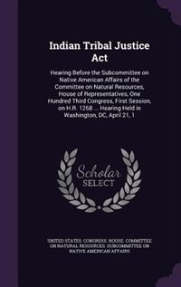 Couverture_Indian Tribal Justice Act