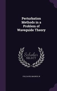 Couverture_Perturbation Methods in a Problem of Waveguide Theory