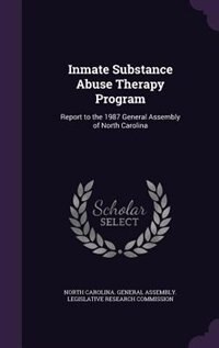 Front cover_Inmate Substance Abuse Therapy Program
