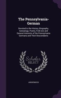 Couverture_The Pennsylvania-German