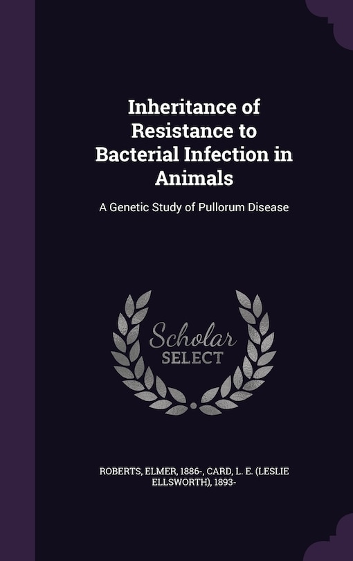 Front cover_Inheritance of Resistance to Bacterial Infection in Animals