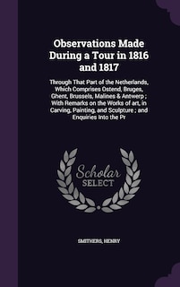 Front cover_Observations Made During a Tour in 1816 and 1817