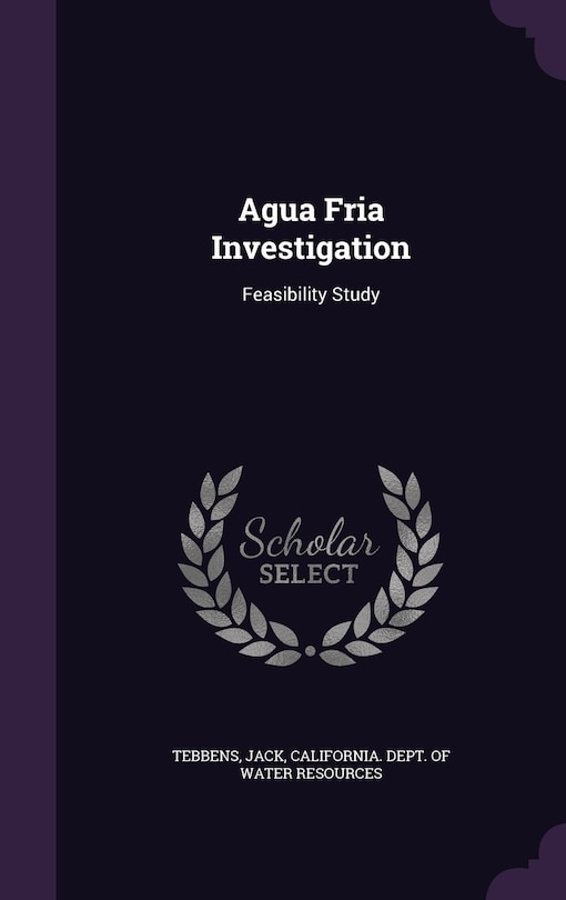 Couverture_Agua Fria Investigation