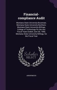 Front cover_Financial-compliance Audit