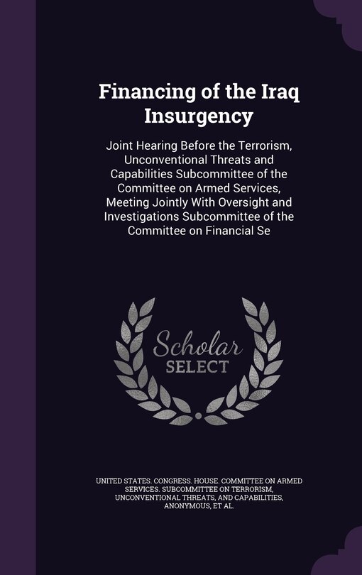 Front cover_Financing of the Iraq Insurgency