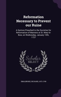 Front cover_Reformation Necessary to Prevent our Ruine