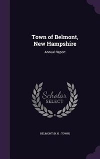 Front cover_Town of Belmont, New Hampshire