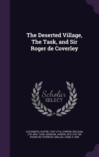Couverture_The Deserted Village, The Task, and Sir Roger de Coverley