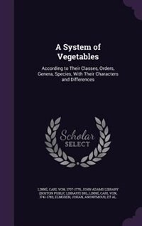 Couverture_A System of Vegetables