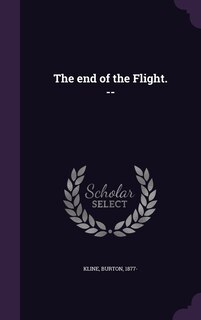 Front cover_The end of the Flight. --