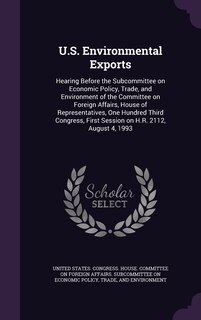 Front cover_U.S. Environmental Exports
