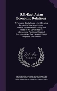 Couverture_U.S.-East Asian Economic Relations