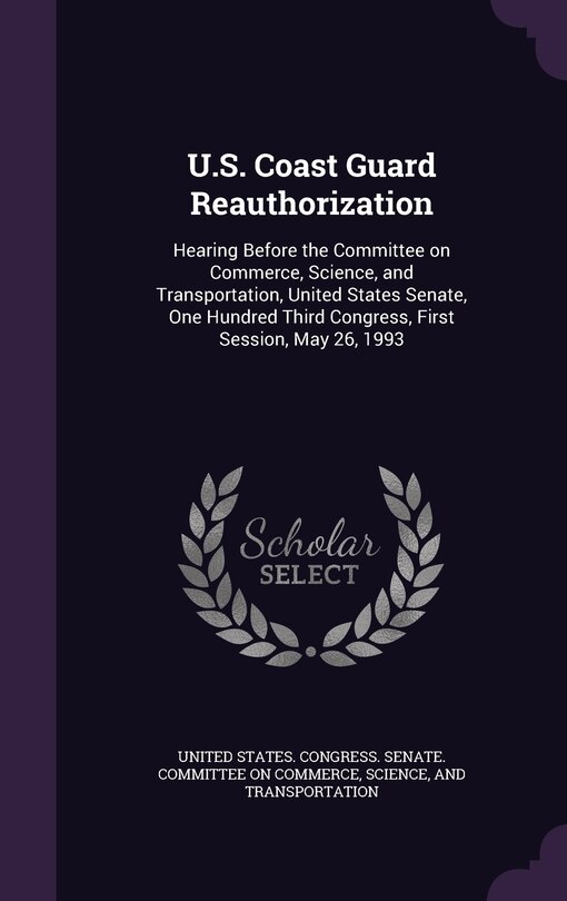 Couverture_U.S. Coast Guard Reauthorization