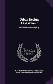 Front cover_Urban Design Assessment