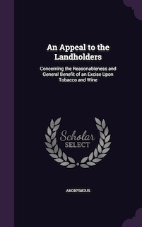 Front cover_An Appeal to the Landholders