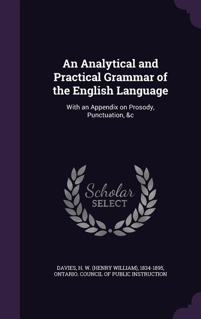 Front cover_An Analytical and Practical Grammar of the English Language
