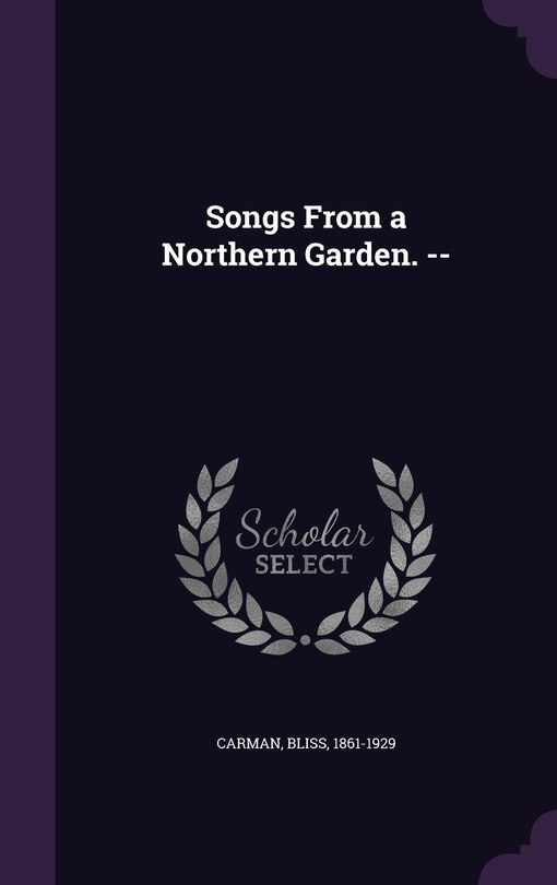 Couverture_Songs From a Northern Garden. --