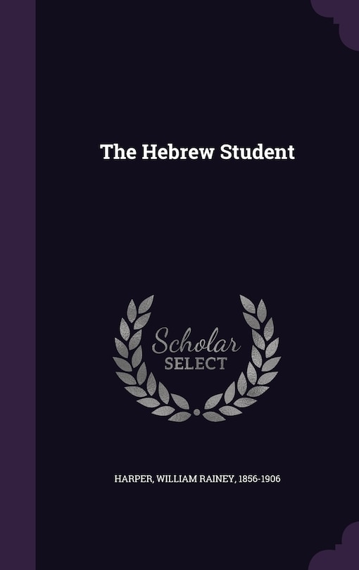 Front cover_The Hebrew Student