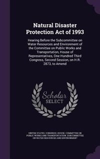 Front cover_Natural Disaster Protection Act of 1993