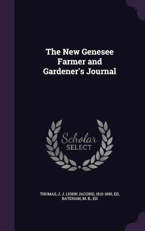 Couverture_The New Genesee Farmer and Gardener's Journal