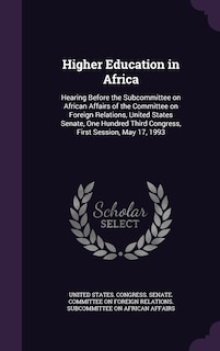 Couverture_Higher Education in Africa