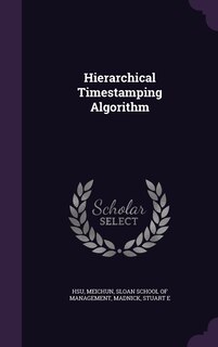 Front cover_Hierarchical Timestamping Algorithm
