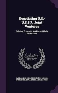 Front cover_Negotiating U.S.-U.S.S.R. Joint Ventures