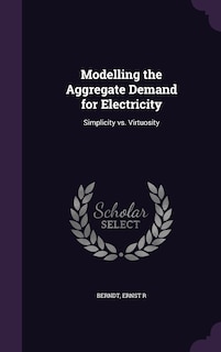 Front cover_Modelling the Aggregate Demand for Electricity