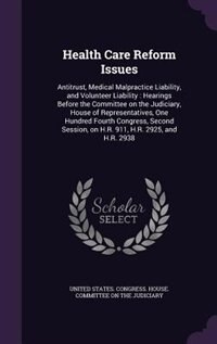 Front cover_Health Care Reform Issues