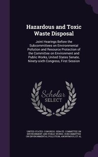 Front cover_Hazardous and Toxic Waste Disposal