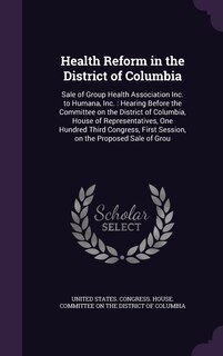 Front cover_Health Reform in the District of Columbia