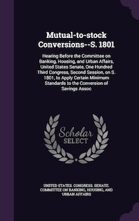 Couverture_Mutual-to-stock Conversions--S. 1801
