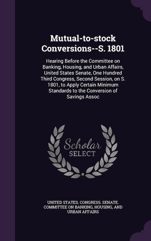 Couverture_Mutual-to-stock Conversions--S. 1801