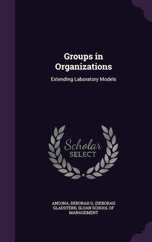 Front cover_Groups in Organizations