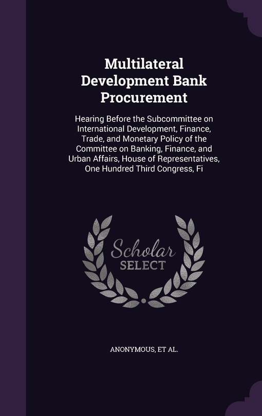 Couverture_Multilateral Development Bank Procurement
