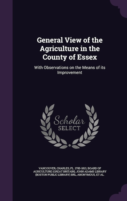 Front cover_General View of the Agriculture in the County of Essex