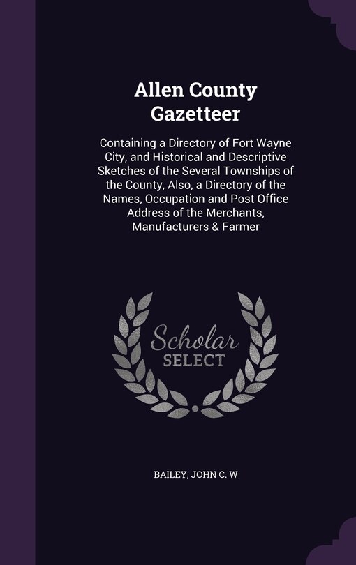 Front cover_Allen County Gazetteer