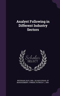 Front cover_Analyst Following in Different Industry Sectors