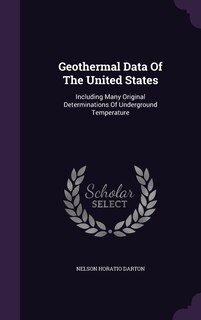 Front cover_Geothermal Data Of The United States