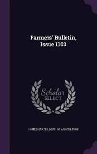 Front cover_Farmers' Bulletin, Issue 1103