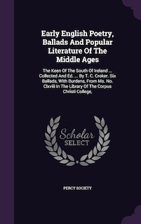 Front cover_Early English Poetry, Ballads And Popular Literature Of The Middle Ages