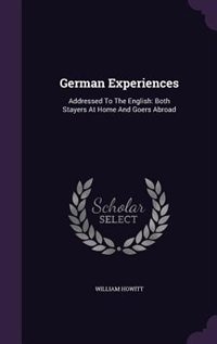 Front cover_German Experiences
