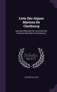 Front cover_Liste Des Algues Marines De Cherbourg